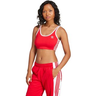Top Adicolor Três Listras adidas Originals Vermelho