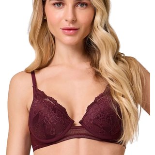 Sutiã Renda Push Up Com Bojo Bolha Liebe