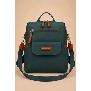 Mochila Grande Verona D Bell Outlet Fashion Verde-petróleo