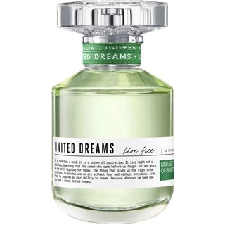 Benetton United Dreams Live Free Feminino Eau De Toilette 50 Ml