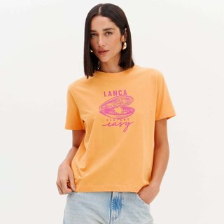 Camiseta Easy Lança Perfume Silk Ve26 Laranja Feminino