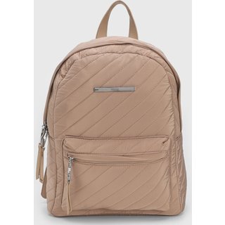 Mochila Feminina Santa Lolla Matelassê Nude
