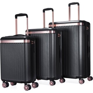 Kit Com 3 Mala Cavalera Pequena Média Grande Feminino Espaçosa Reforçada Viagem Passeio Casual Moderna