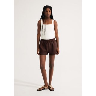 Shorts Feminino Em Malha Binada Hering