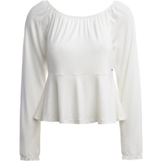 Blusa Ciganinha Manga Longa Feminina OFF WHITE