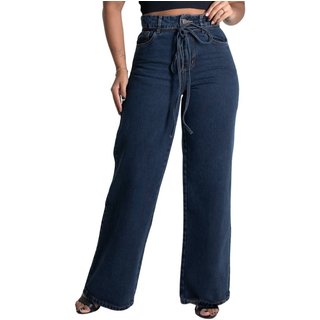 Calça Jeans Sawary Wide Leg - 279431 - Azul - Sawary