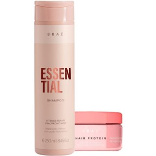 Kit Braé Essential Shampoo e Hair Protein (2 produtos)