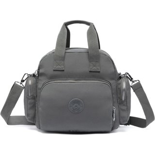 Bolsa Mochila Feminina Usb Espaçosa Faculdade Trabalho 14-CINZA