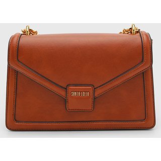 Bolsa Feminina Santa Lolla Média Corrente Caramelo