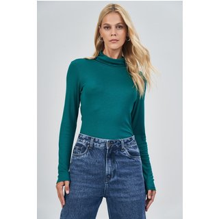Blusa Gola Alta Fashion Feminina Acostamento