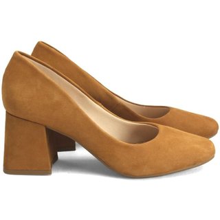 Sapato Boneca de Nobuck com Tira Delicada Ana Mello Incolor