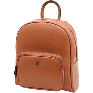 Mochila Feminina em Couro Mariart Camel 6601