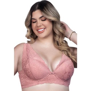 Sutiã Plus Size em Renda Estruturada Santa Passion