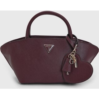 Bolsa Grande Guess Trapezoidal Vinho