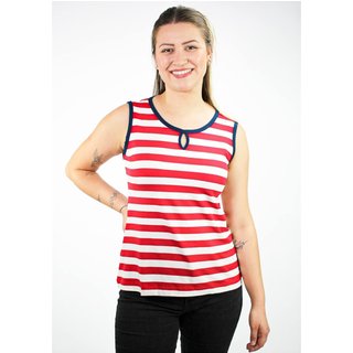 Regata Pau a Pique Listrada Vermelho VERMELHO - G Pau a Pique