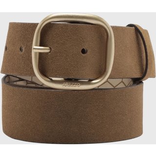 Cinto Feminino Arezzo Rustic Suede Stracci