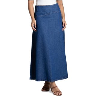 Saia Jeans Sawary Midi - 282529 - Azul - Sawary
