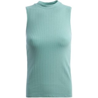 Blusa Regata Canelada Autentique Feminina Verde