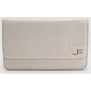 Bolsa Feminina Jorge Bischoff Pequena Off-White Com Alça Ajustável