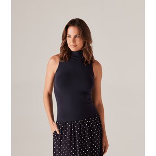Regata Com Gola Feminina Preta