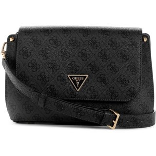 Bolsa Guess Meridian Ii Flap Crossbody Preto
