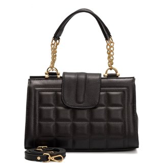 Bolsa de Couro Luxo Griffazzi Preta