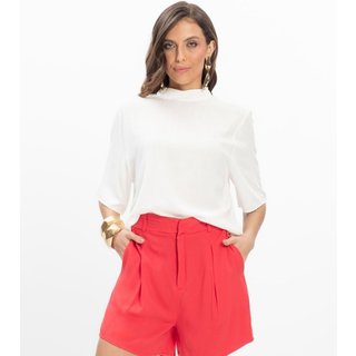 Blusa Viscose Slub Feminina Endless Bege