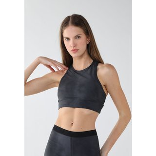 Top Feminino Fila Train Long Elastic II Grafite