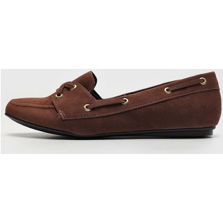 Mocassim Beira Rio Ilhós Metalico Marrom