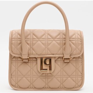 Bolsa Tote Lança Perfume Matelasse Ou26 Bege Feminino