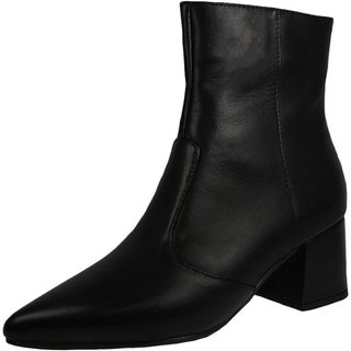 Bota Salto Baixo Grosso Cano Curto Luiza Sobreira Preta Mod. 2080