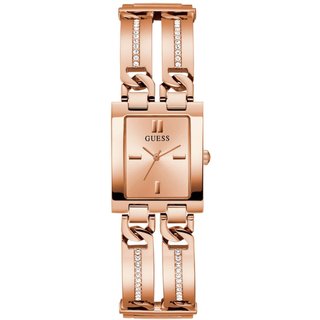 Relógio Guess Feminino Quadrado Bracelete Rosé Guess