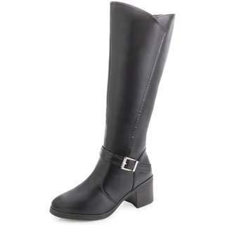 Bota Cano Alto Pink Moon MC24-73205 Preto