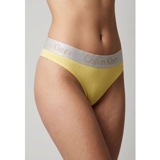 Calcinha Feminina Calvin Klein Tanga Cotton CK Reveillon Amarela