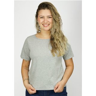 Baby Look Pau a Pique Básica Mescla Escuro MESCLA ESC - P Pau a Pique
