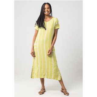 Vestido Pau a Pique de Viscolinho Verde VERDE - G Pau a Pique