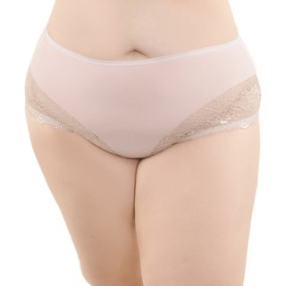 Calcinha Plus Size Com Recortes Em Renda Santa Passion .