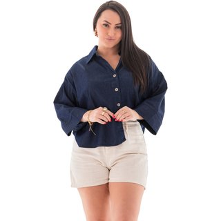 Camisa Jeans Feminina Arauto Leve