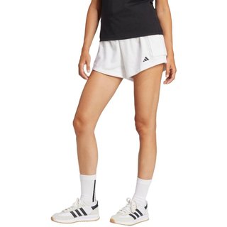 Shorts Essentials Cargo de moletinho com logotipo pequeno adidas Sportswear Branco