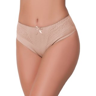 Calcinhas Gabi Lingerie Cotton Lingerie Com Detalhes Rendados Algodão Confortável Bege