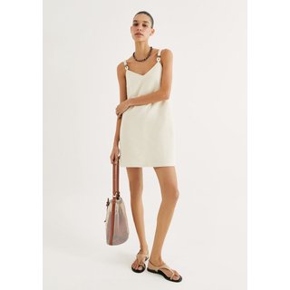 Vestido Curto Reto Decote V Hering