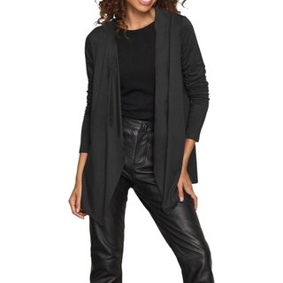 Cardigan Básico Feminino Estilo Kimono Preto