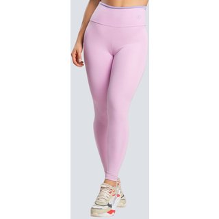Legging Fit One Element Suplex Cós Alto Zero Transparência Rosa