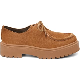 Mocassim Feminino Canadian em Couro Minimalista Conforto Diário Clássico e Moderno Marrom
