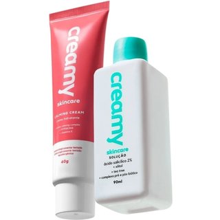 Kit Creamy Ácido Salicílico Antiacne e Calming Cream Hidratante Facial (2 produtos)