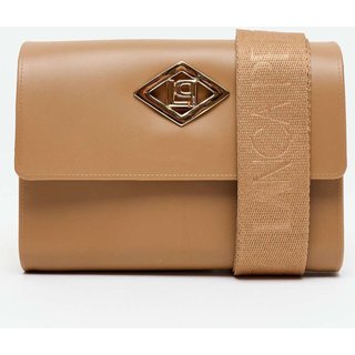 Bolsa Crossbody Easy Lança Perfume Metal Pr26 Bege Feminino