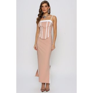 SAIA MIDI ROMANTIC ROSA NUDE Gatabakana