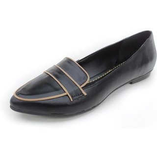 Sapato em Couro Mocassim Amora Calçados Preto