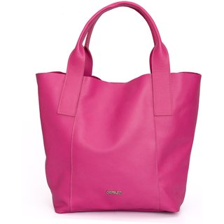 Bolsa Sacola em Couro Griffazzi Pink