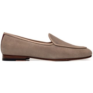 Sapato Feminino Loafer Costanza Jacometti Couro Gengibre Off-white